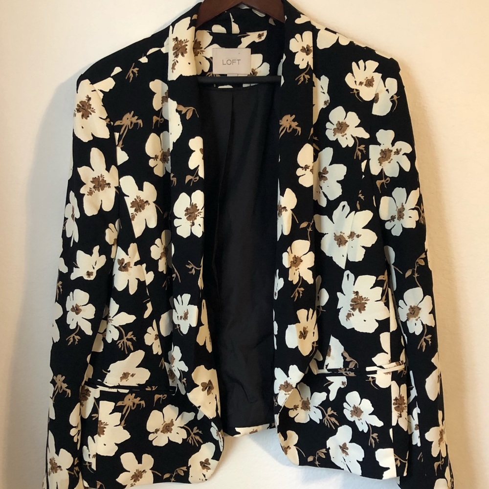 Floral blazer